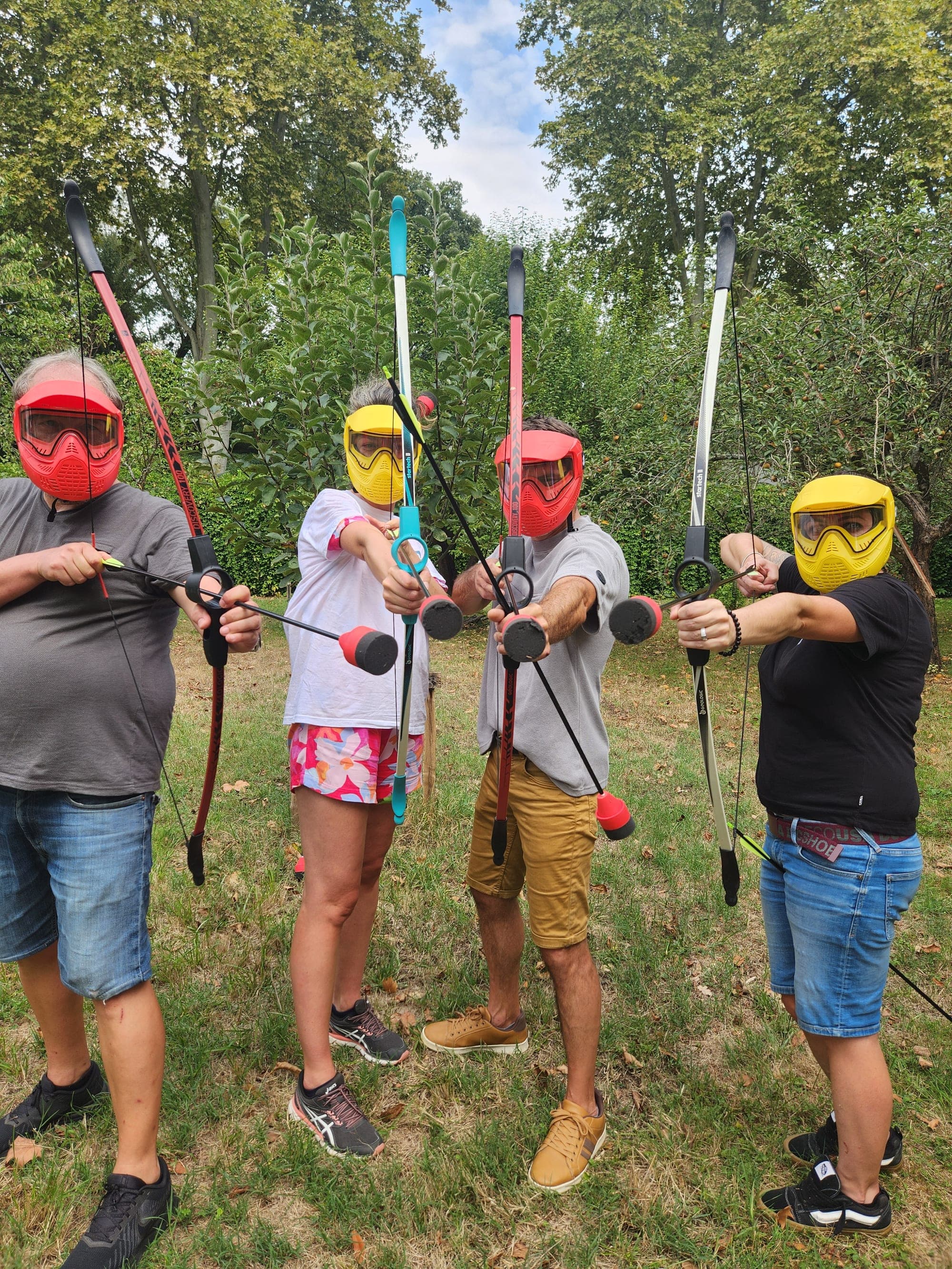 Archery Tag team building Toulouse