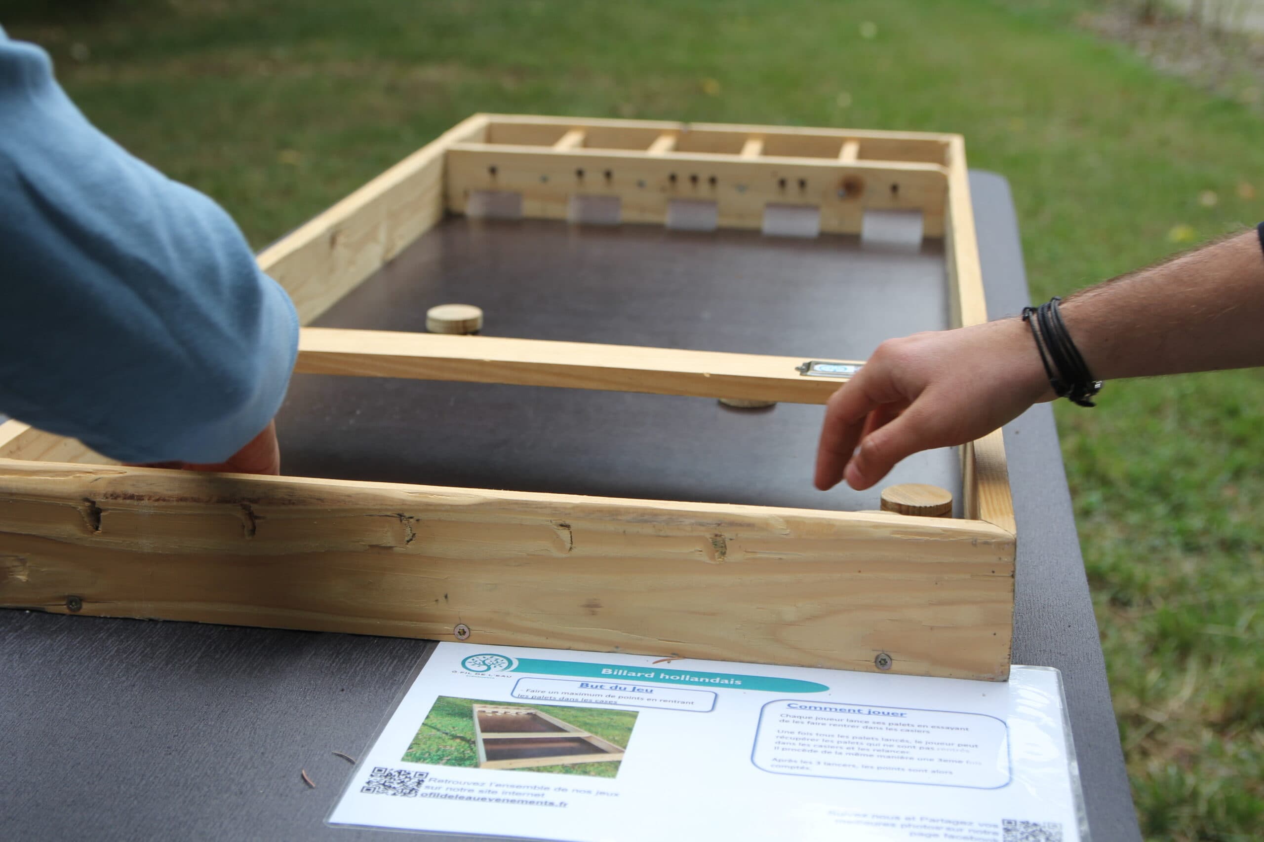 Jeux en bois team building